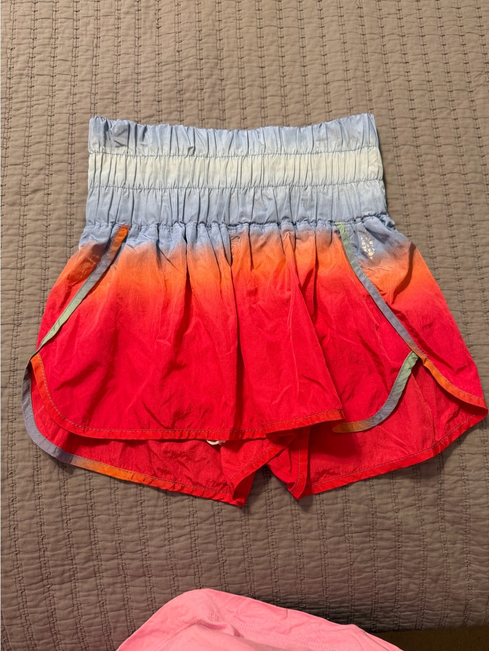 Free People Movement The Way Home Shorts High Rise Athletic Womens Sz XS Ombre